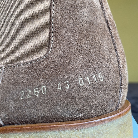 Tobacco Common Projects Chelsea Boots - Picture 4 of 6